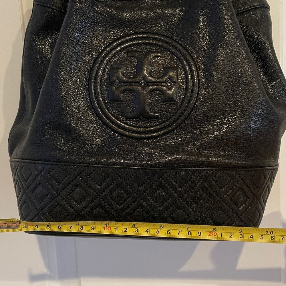 TORY BURCH Black Leather Tote Bag - Picture 11 of 11